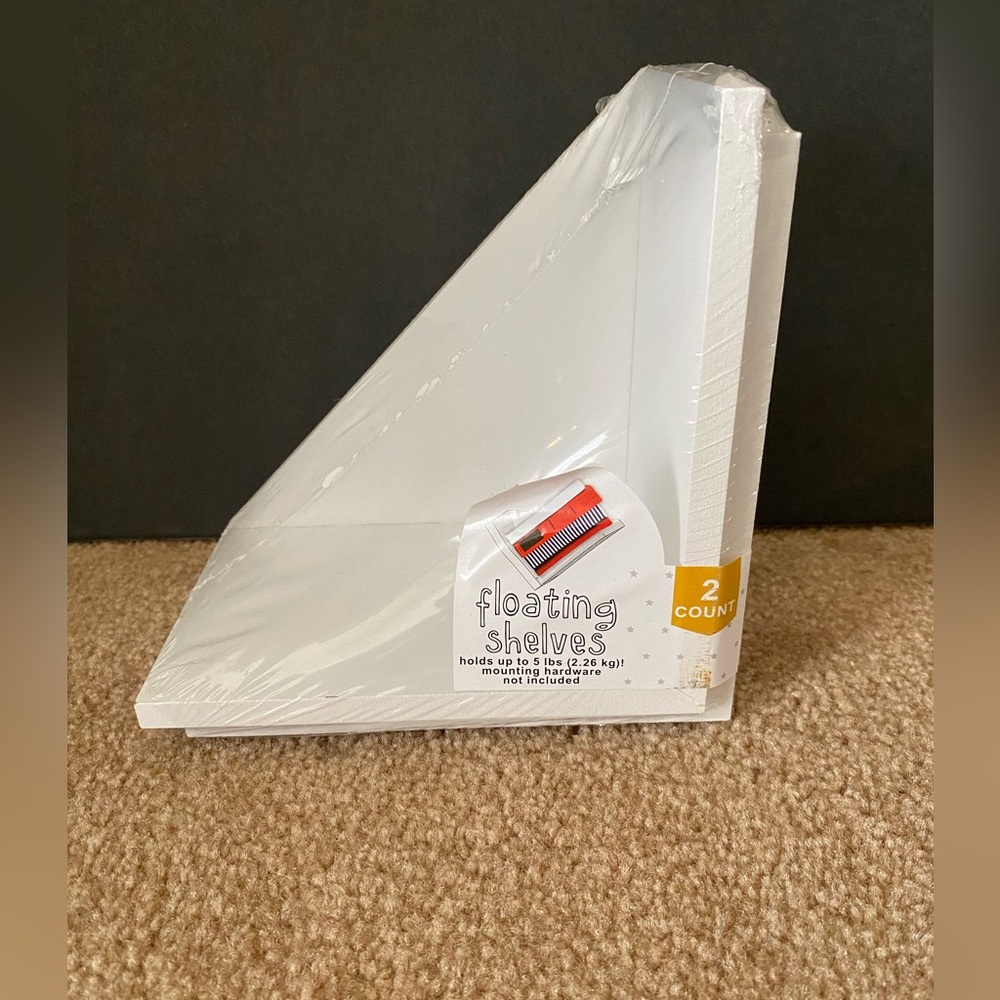 Target Bullseye’s playground white Floating shelves new